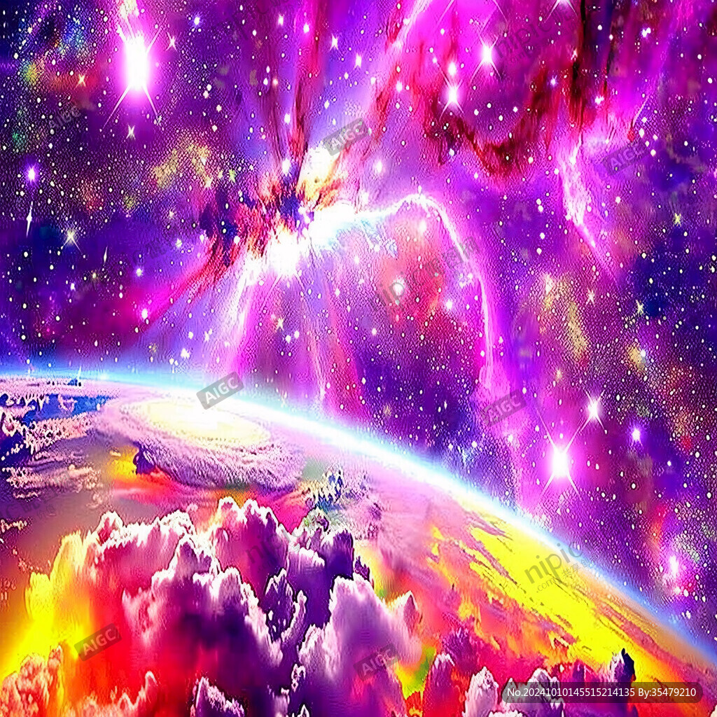 空間魔幻背景
