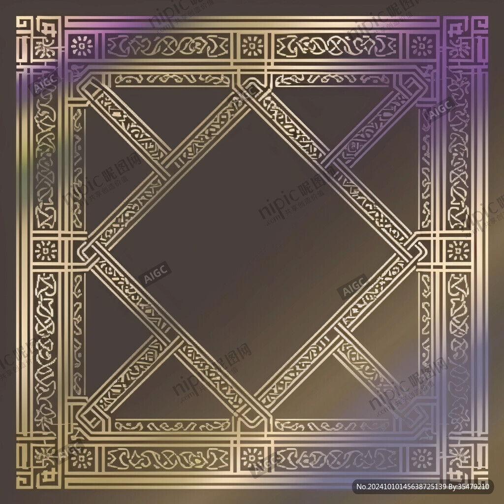 傳統(tǒng)窗格封面背景板