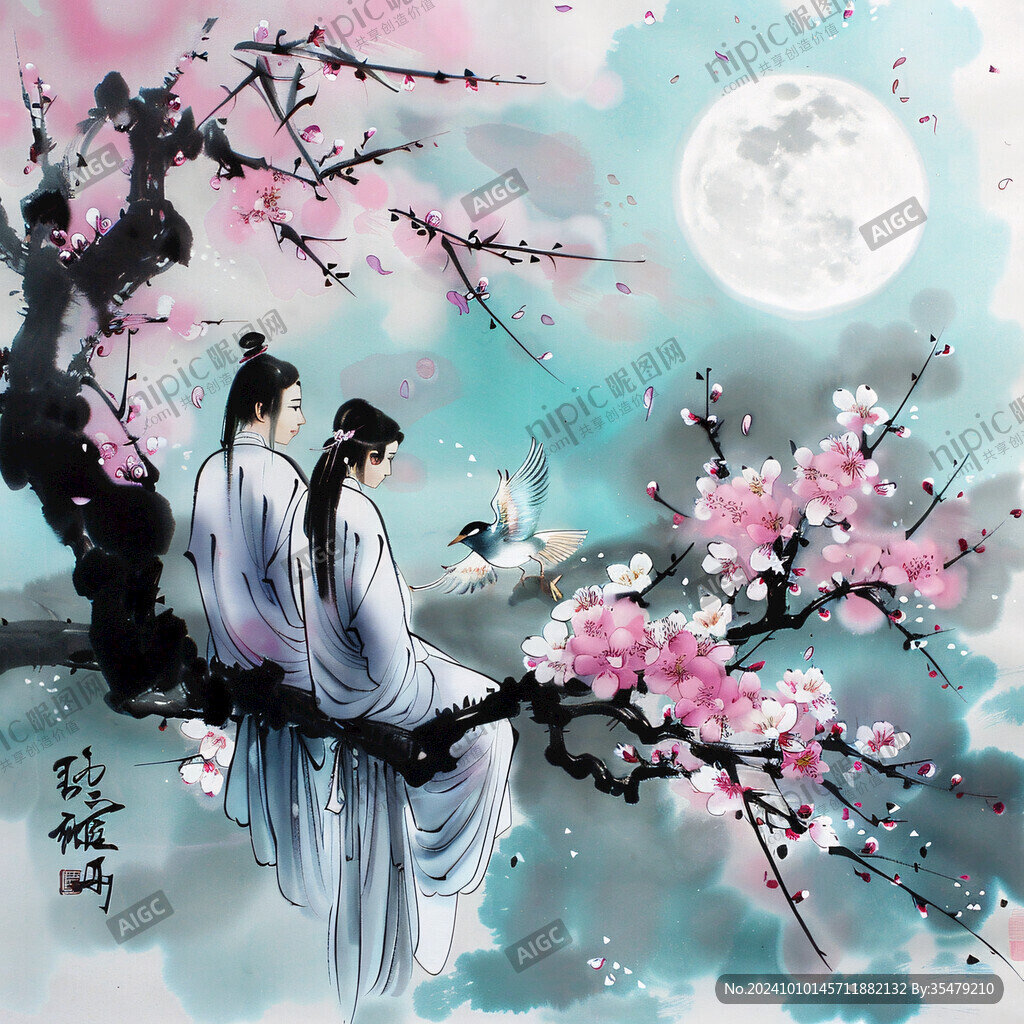 梁祝愛情故事情景