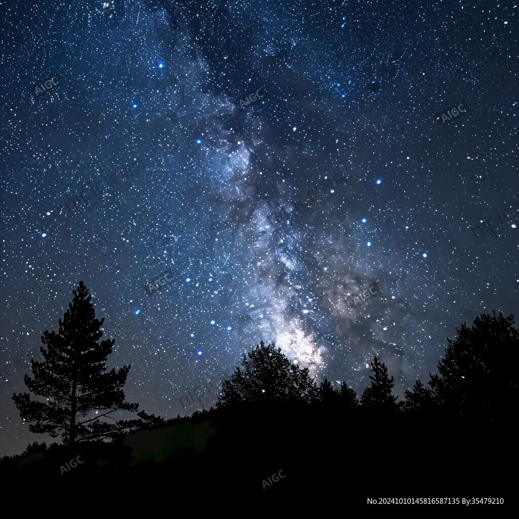 大自然星空