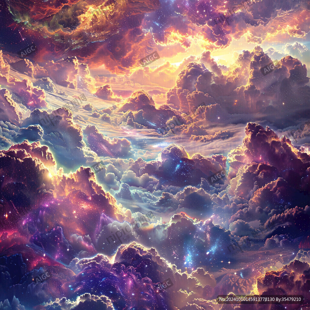 夢幻星空立體畫