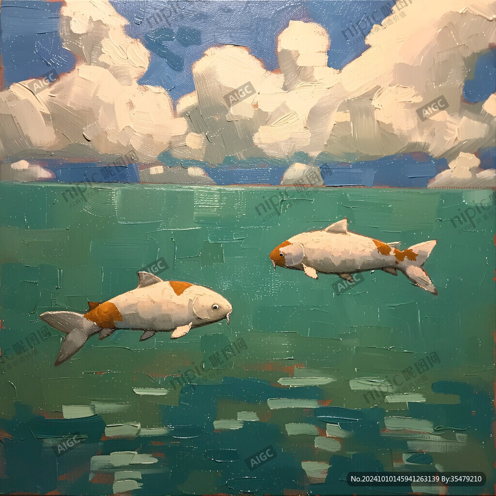 魚群3d畫