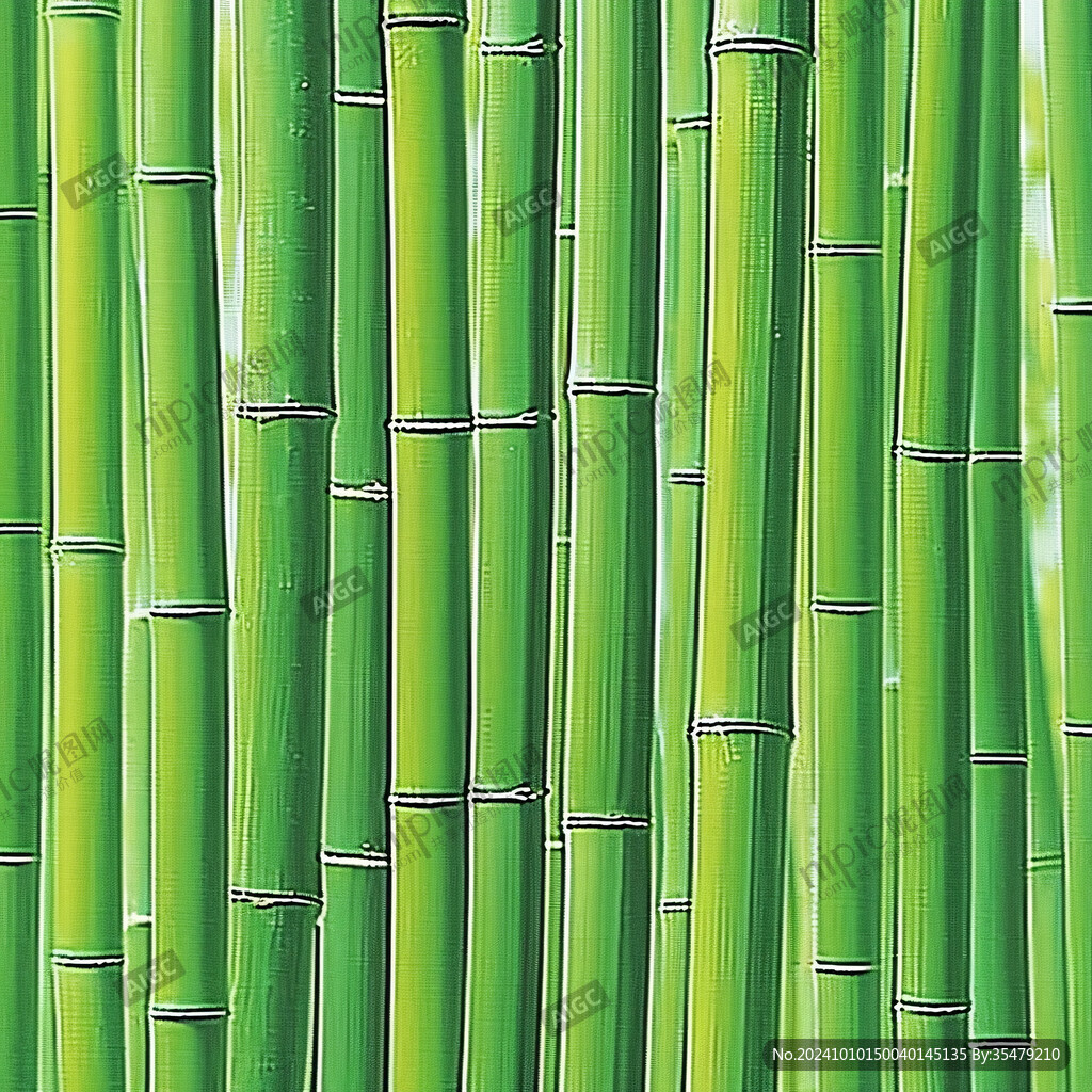 竹子素材綠色竹子