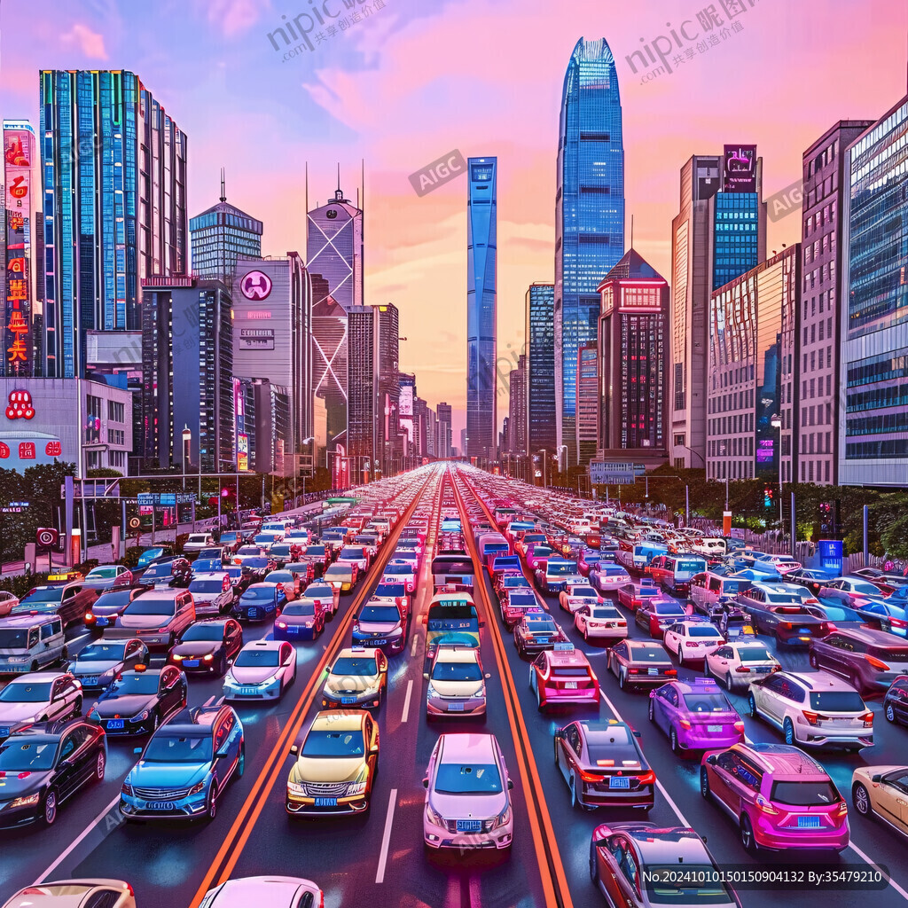 深南大道車流