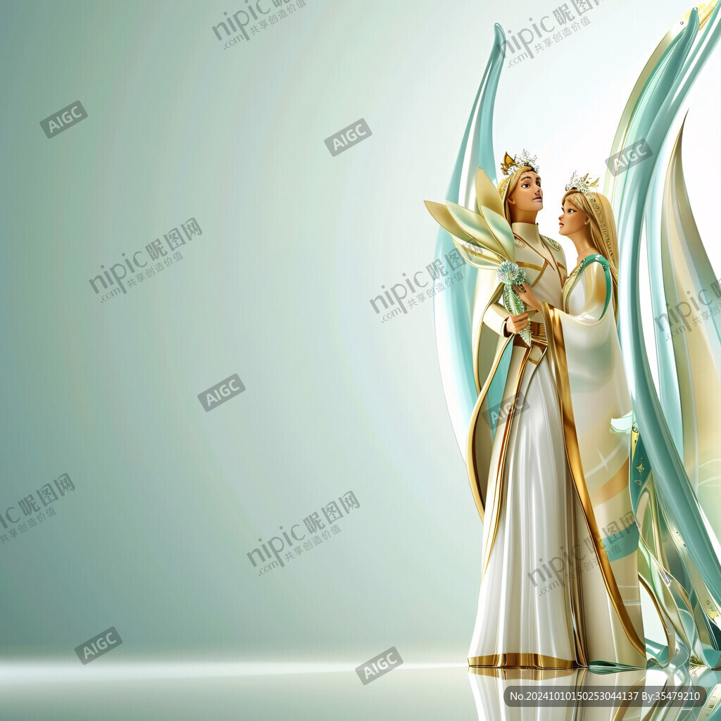 女神翅膀背景