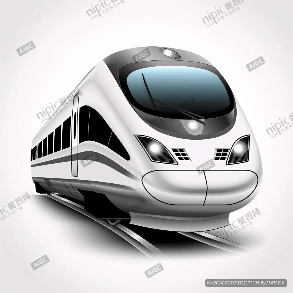 高鐵輕軌火車動車海報