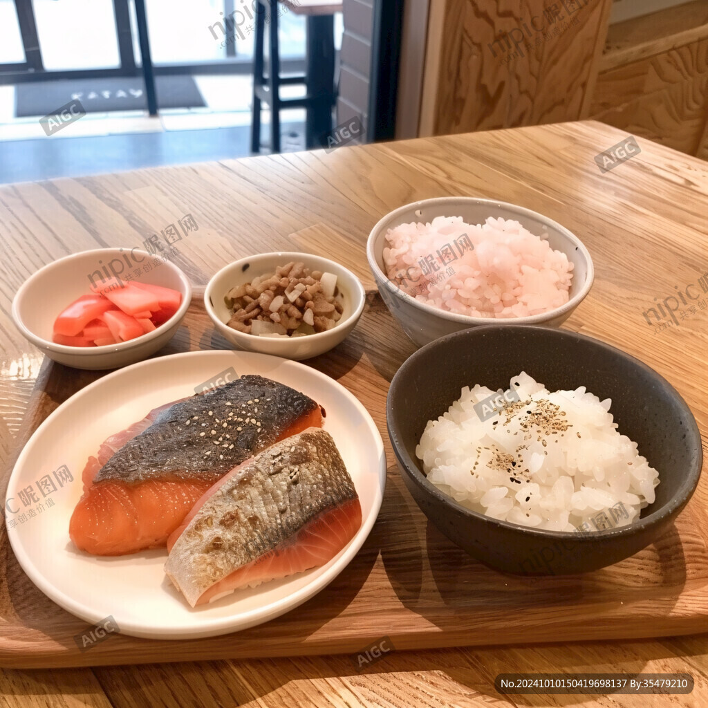 日式三文魚親子飯套餐