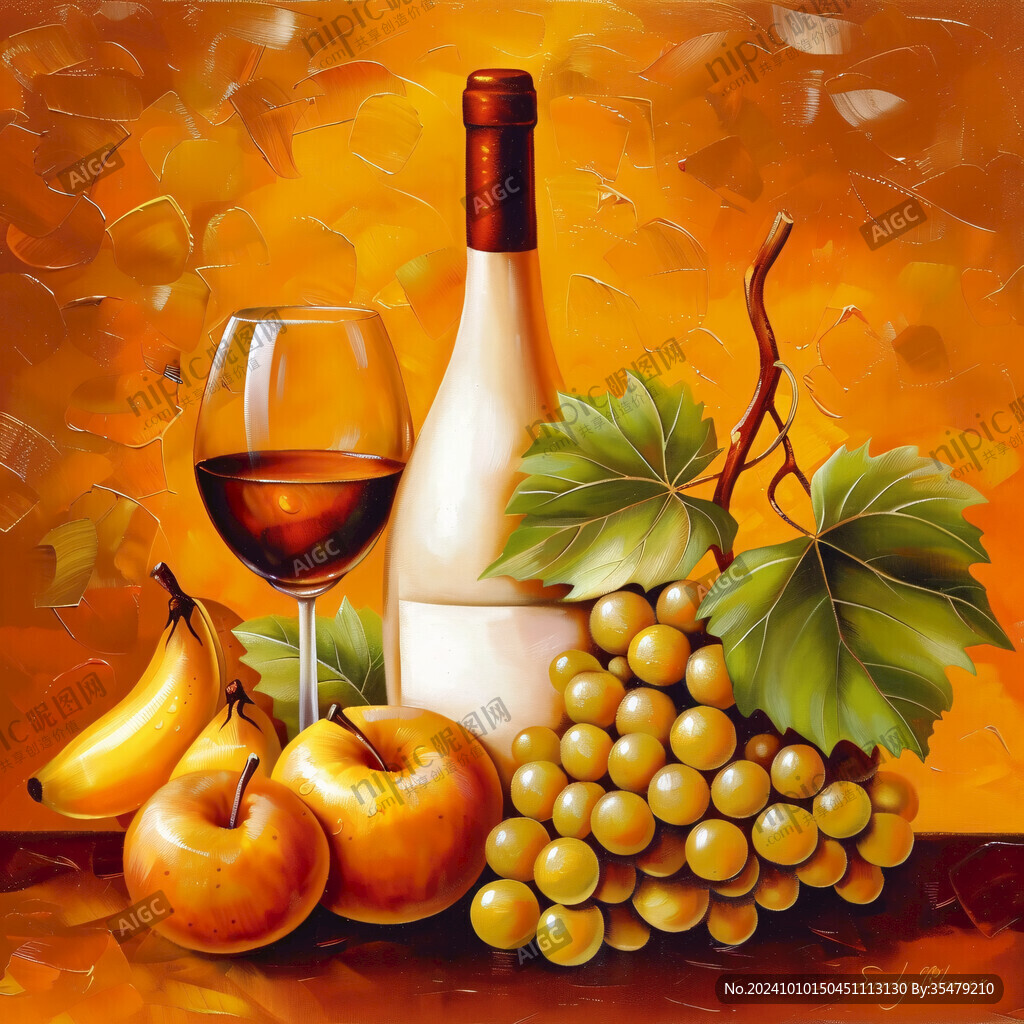 紅酒裝飾畫