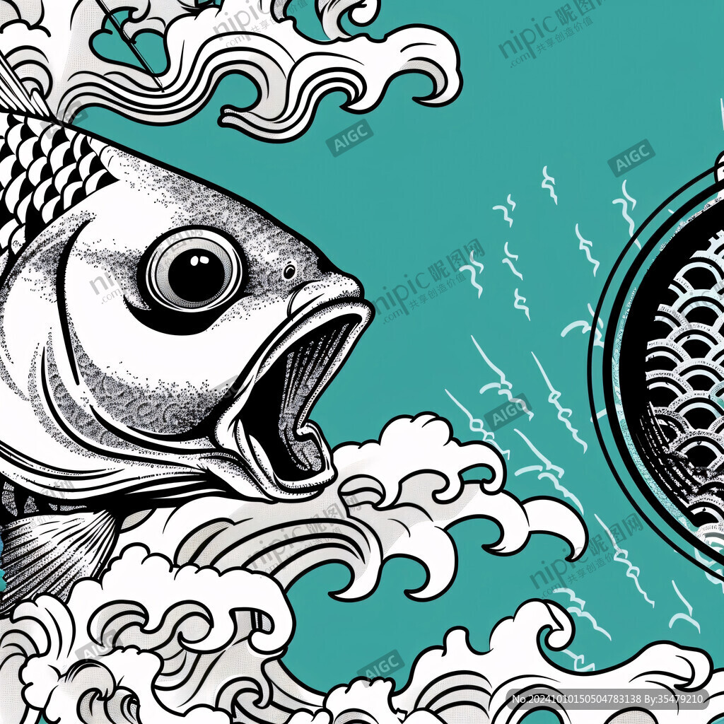 魚鯉魚國潮鯉魚