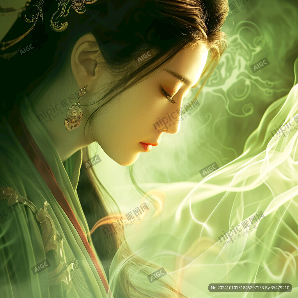 美女插畫古裝美女