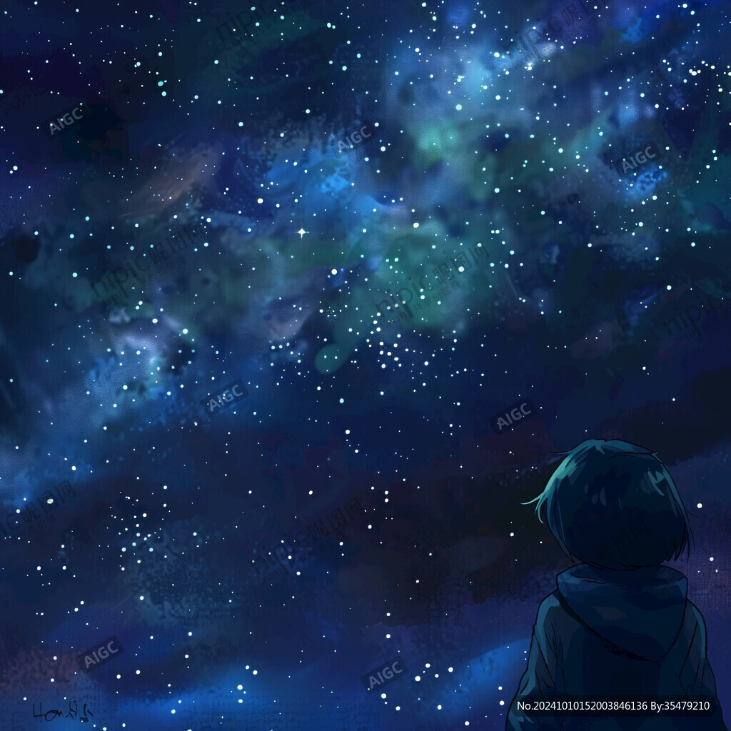 星空下的少年