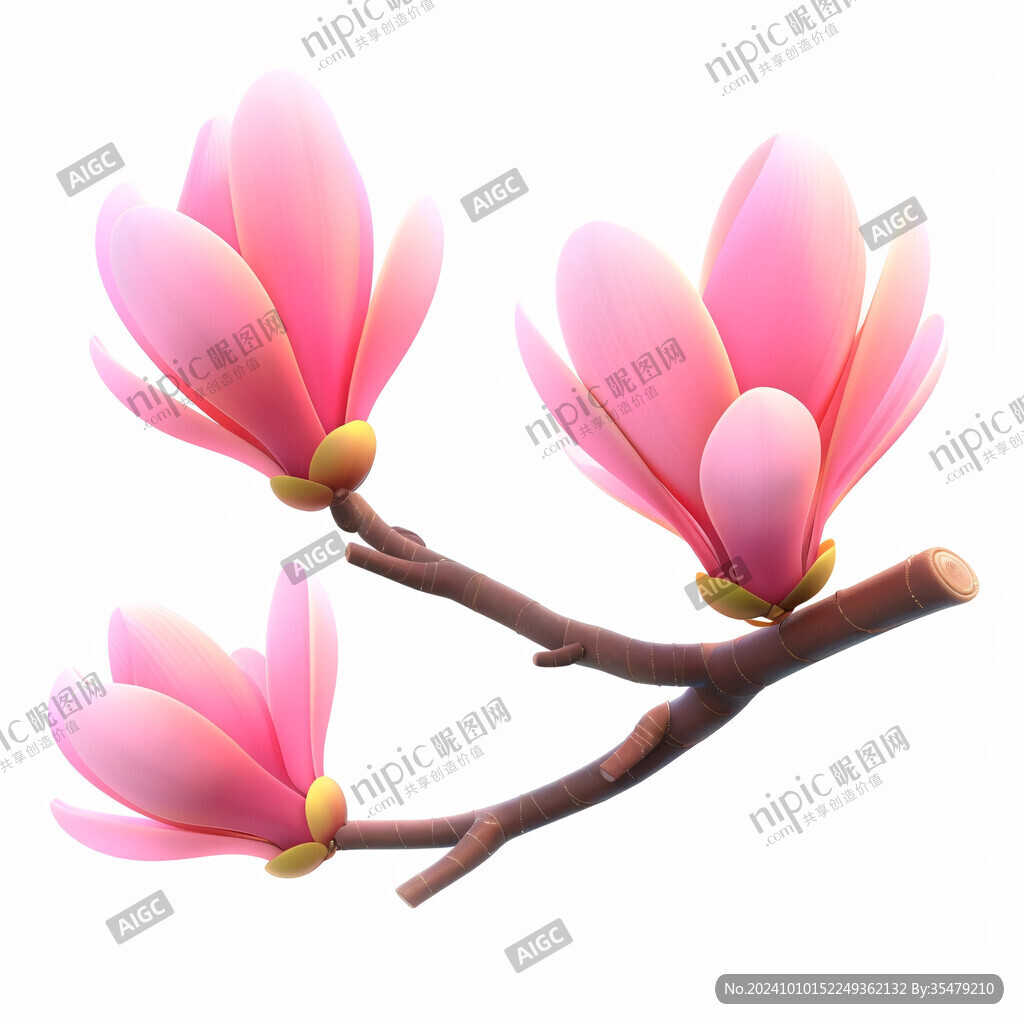 3d玉蘭花