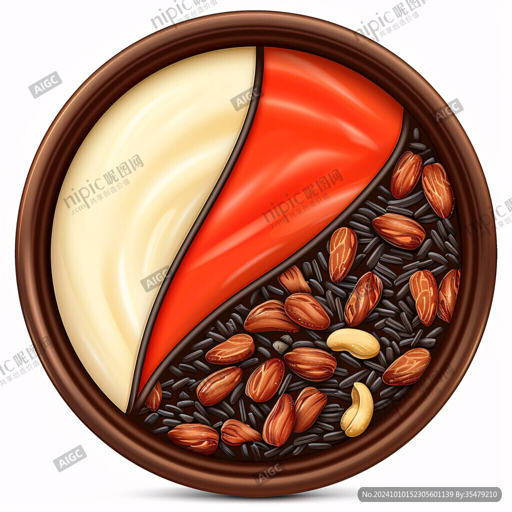 多味瓜子瓜子插畫