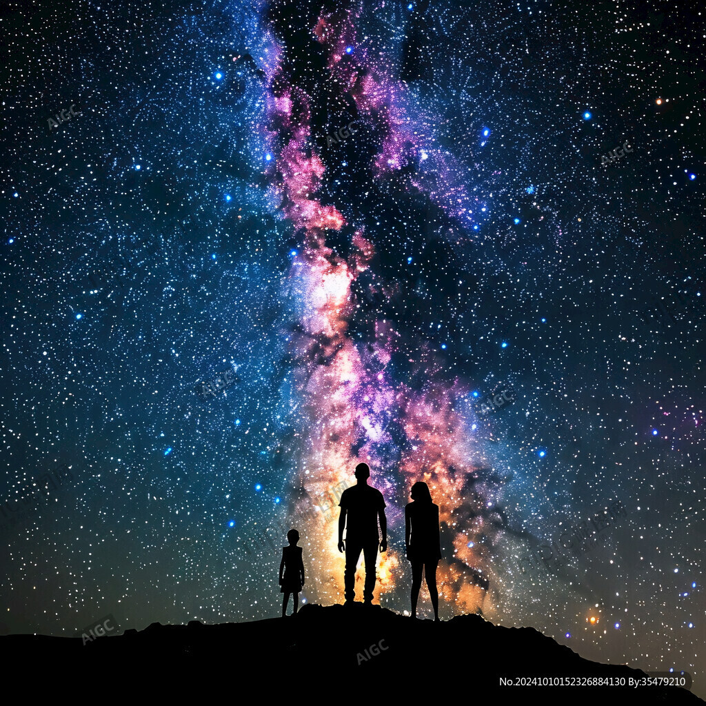 拍照星空立體畫