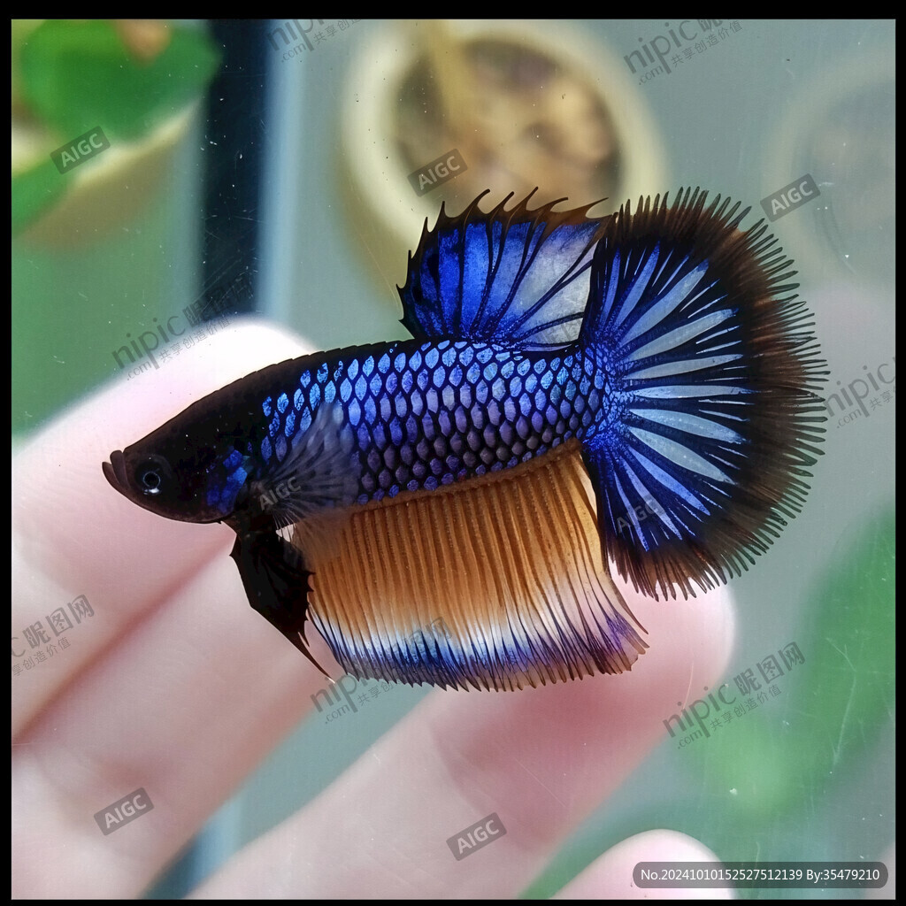 展示級半月斗魚