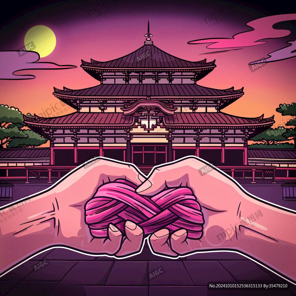 廣西建筑插畫