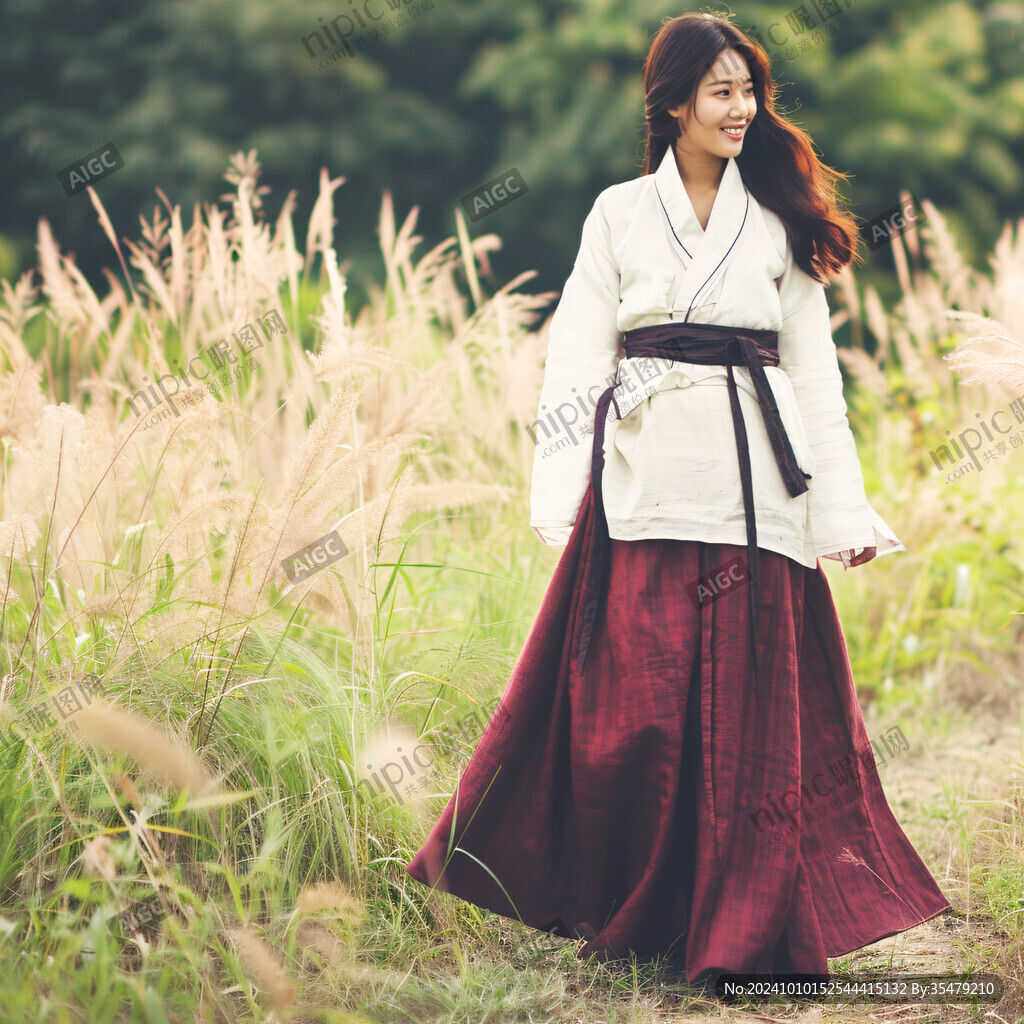 著襦裙婦女