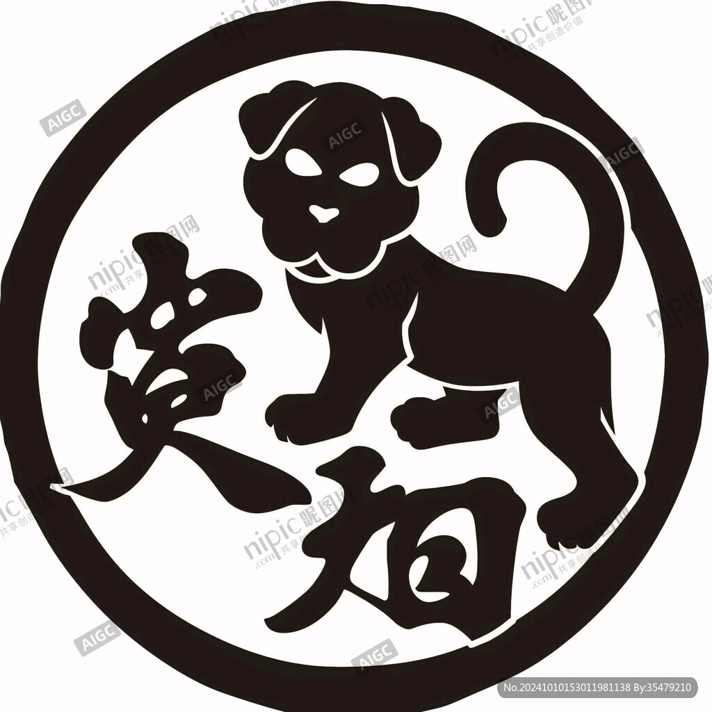 虎文字素材