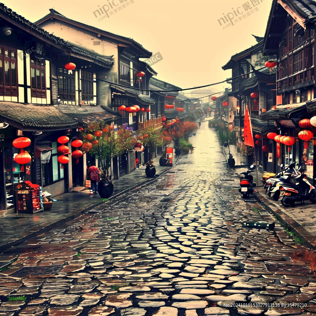 高清古鎮(zhèn)街道
