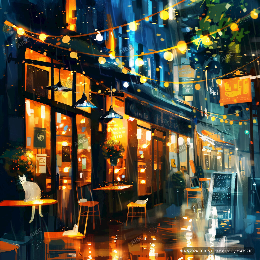 小酒館插畫
