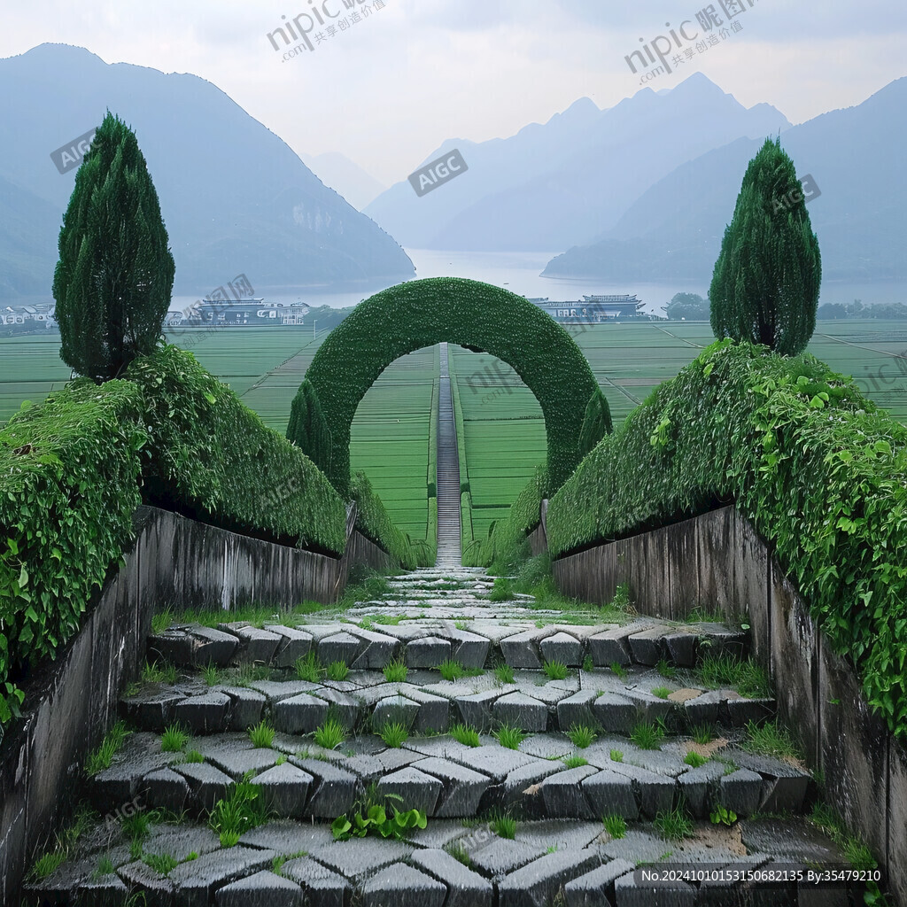 田間石拱橋