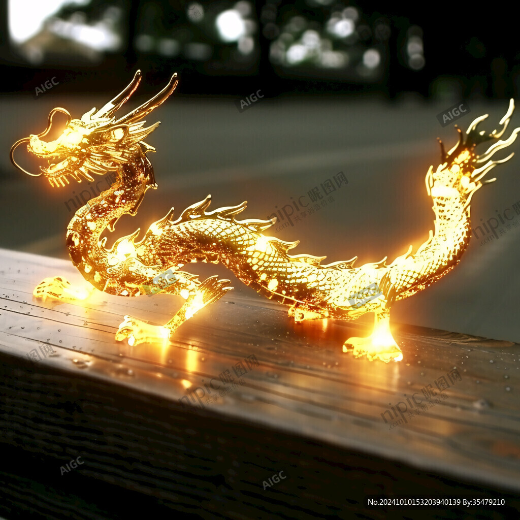 龍元素彩燈