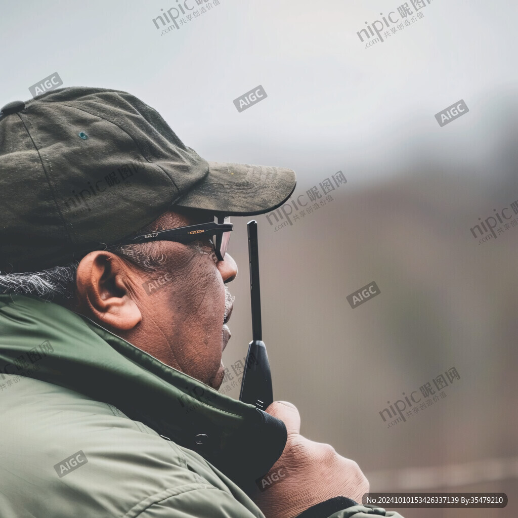 湘西狩獵男子