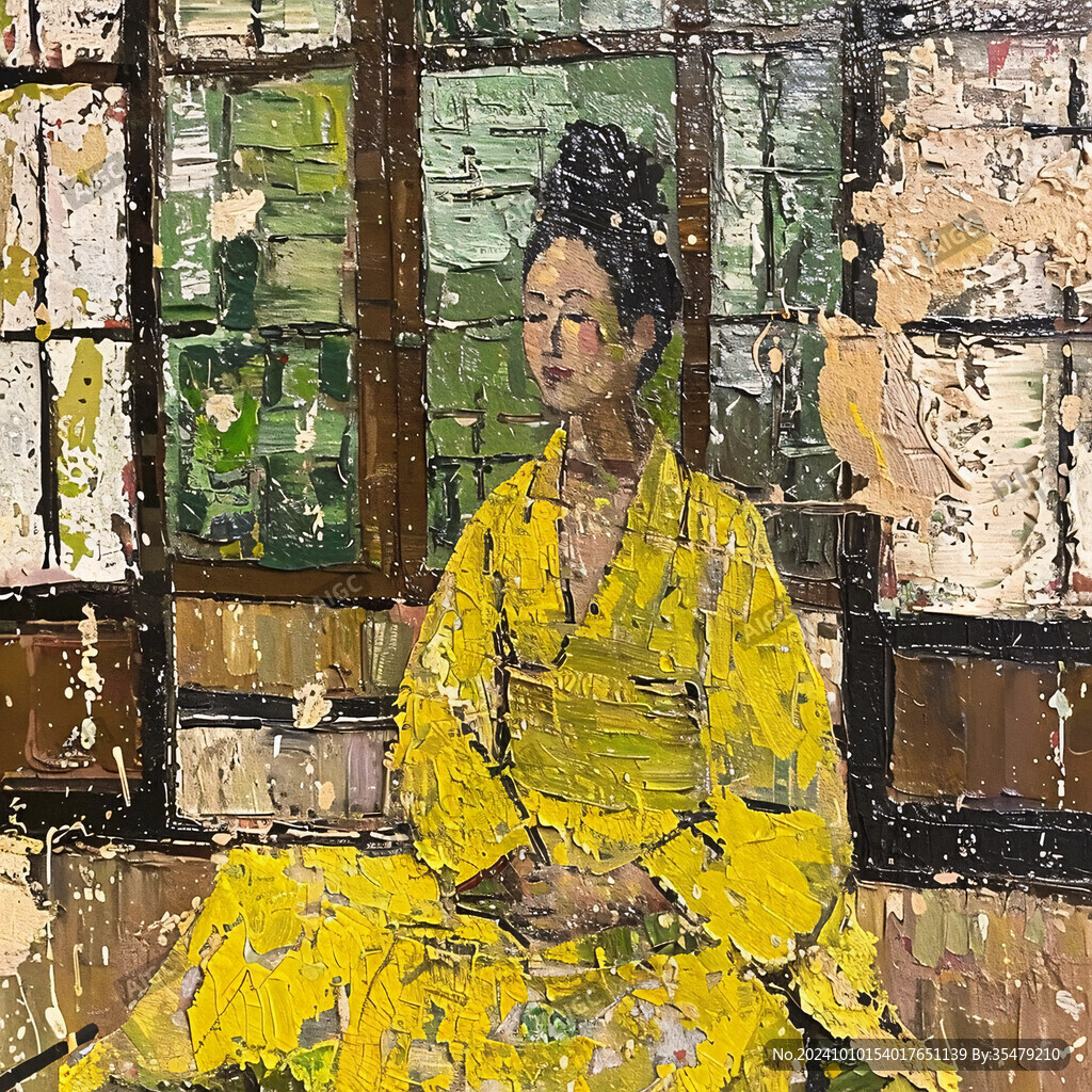 大宮女油畫