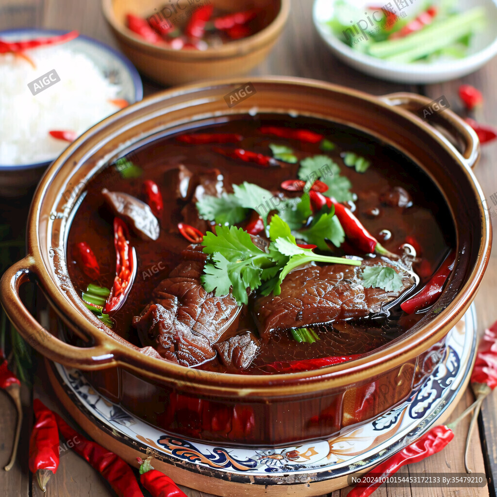大片砂鍋牛肉
