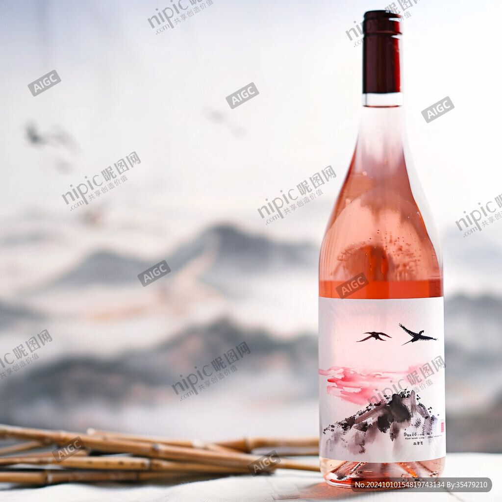 中國風紅酒