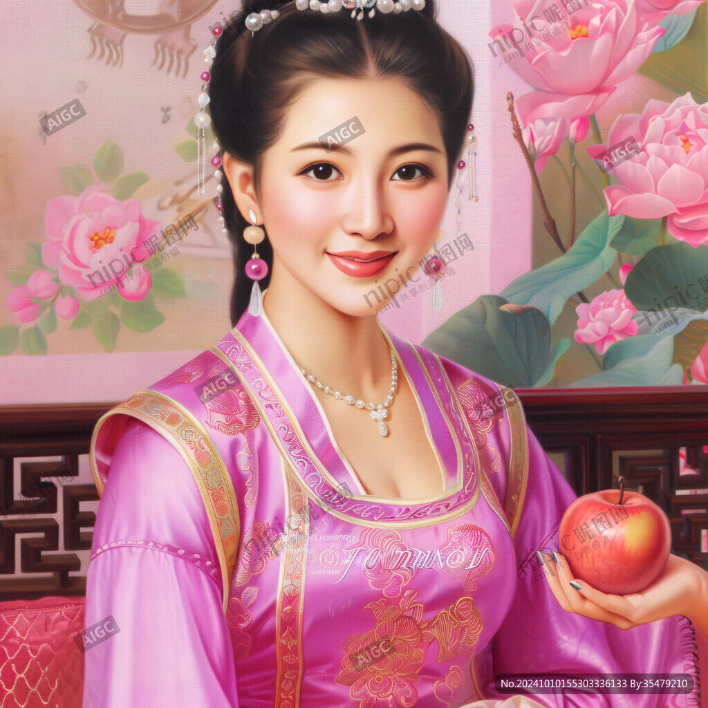 鼠繪古代美女