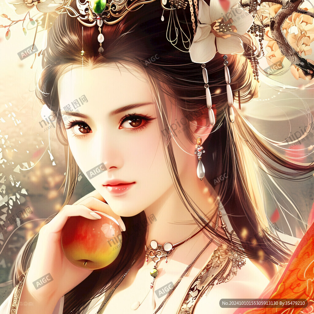 美女插畫古裝美女