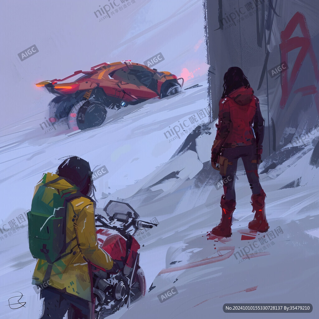 倆人的游戲插畫