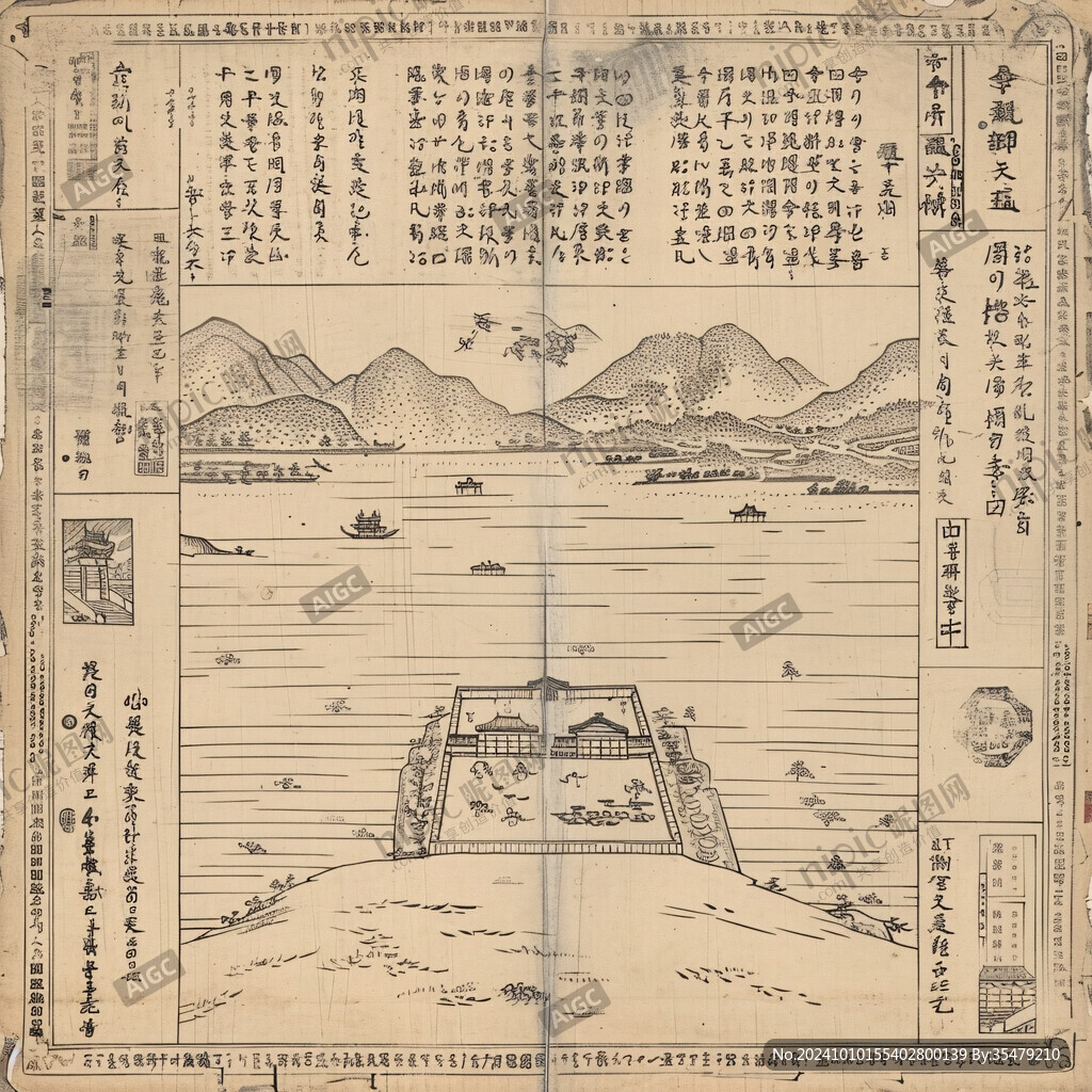 清代海塘圖
