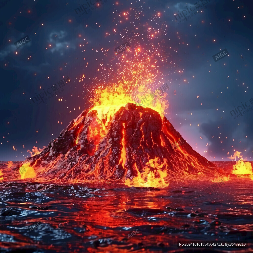 地質運動火山噴發