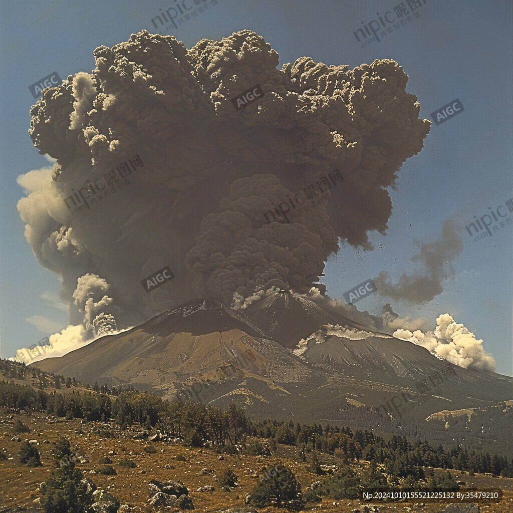 地質運動火山噴發