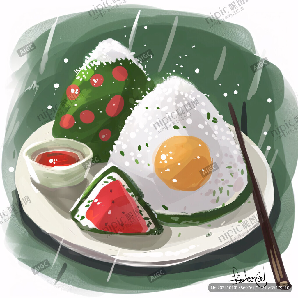 飯團插畫