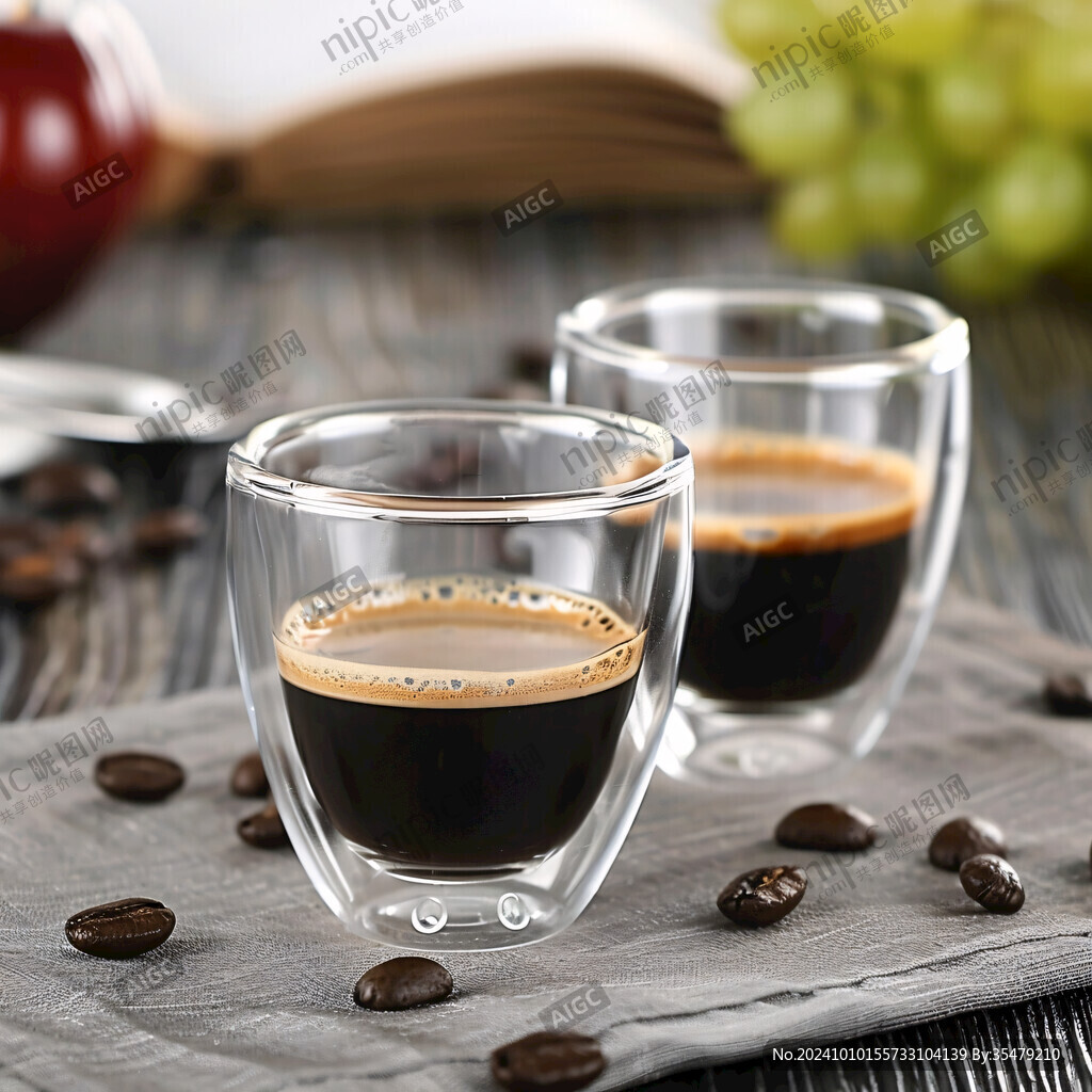 咖啡玻璃杯