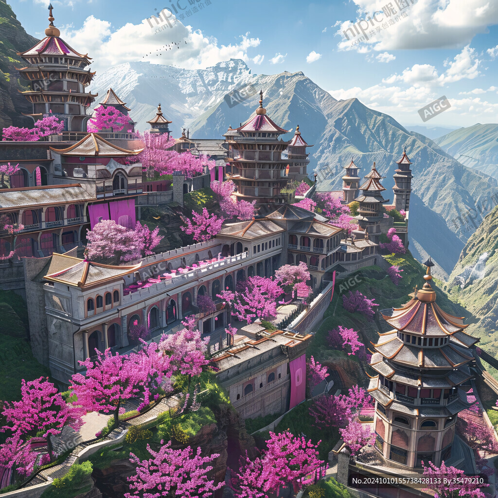 宏大寺廟場景