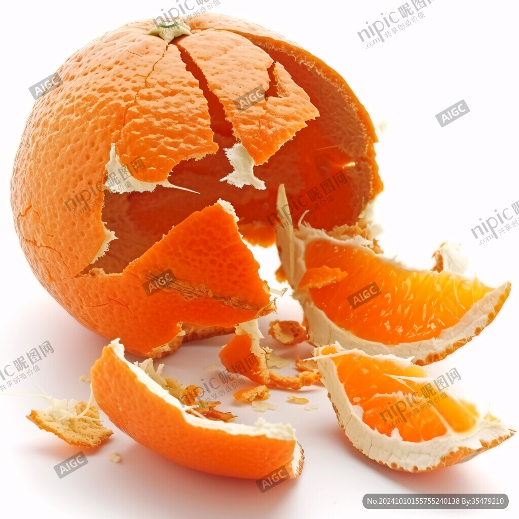 高清桔子切面
