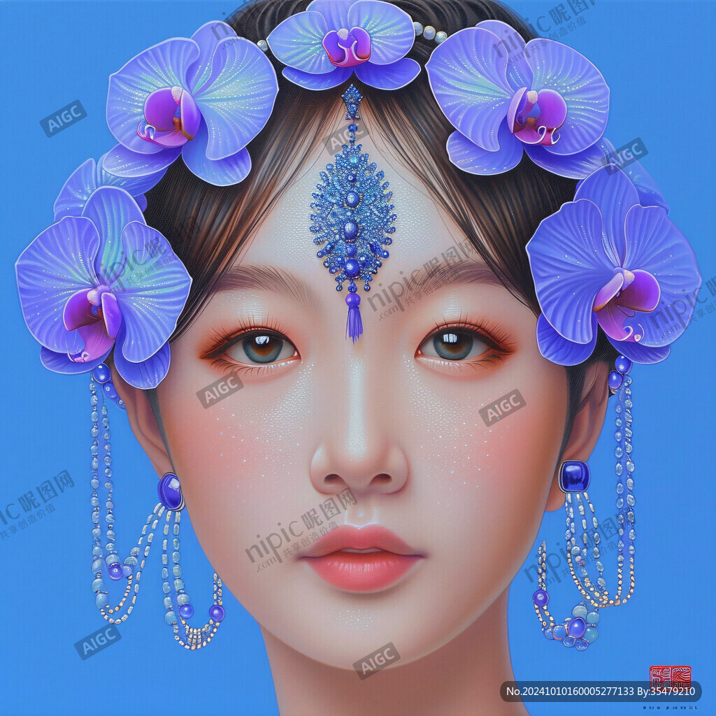 整容整形花季少女插畫