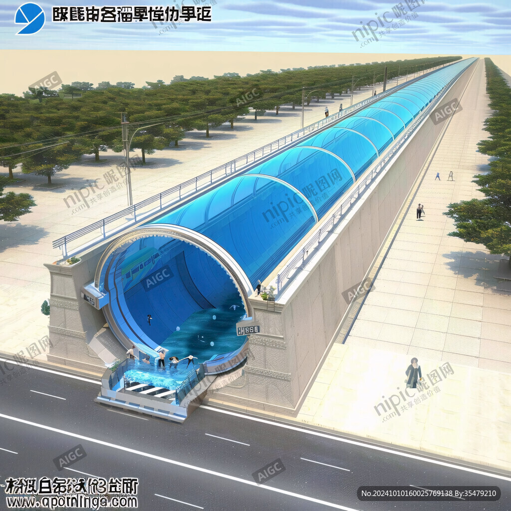 連體式下穿隧道