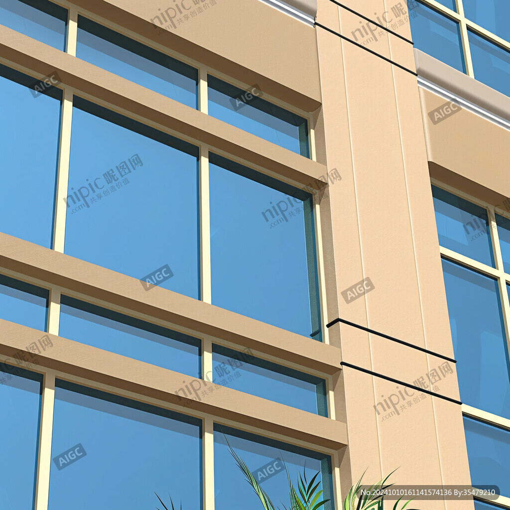 建筑外墻平開窗外