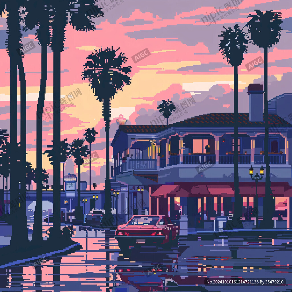 洛杉磯插畫