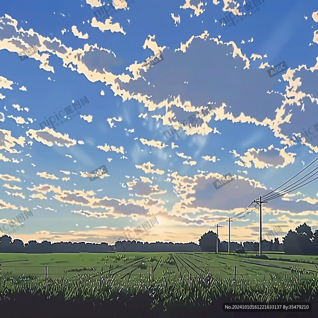 動漫天空素材