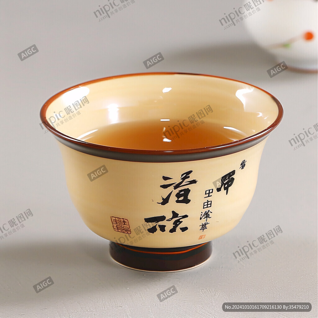 禪風茶道文化風格杯