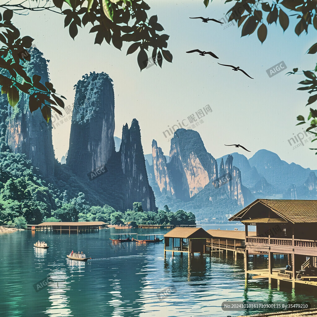 山水風(fēng)光漓江風(fēng)光
