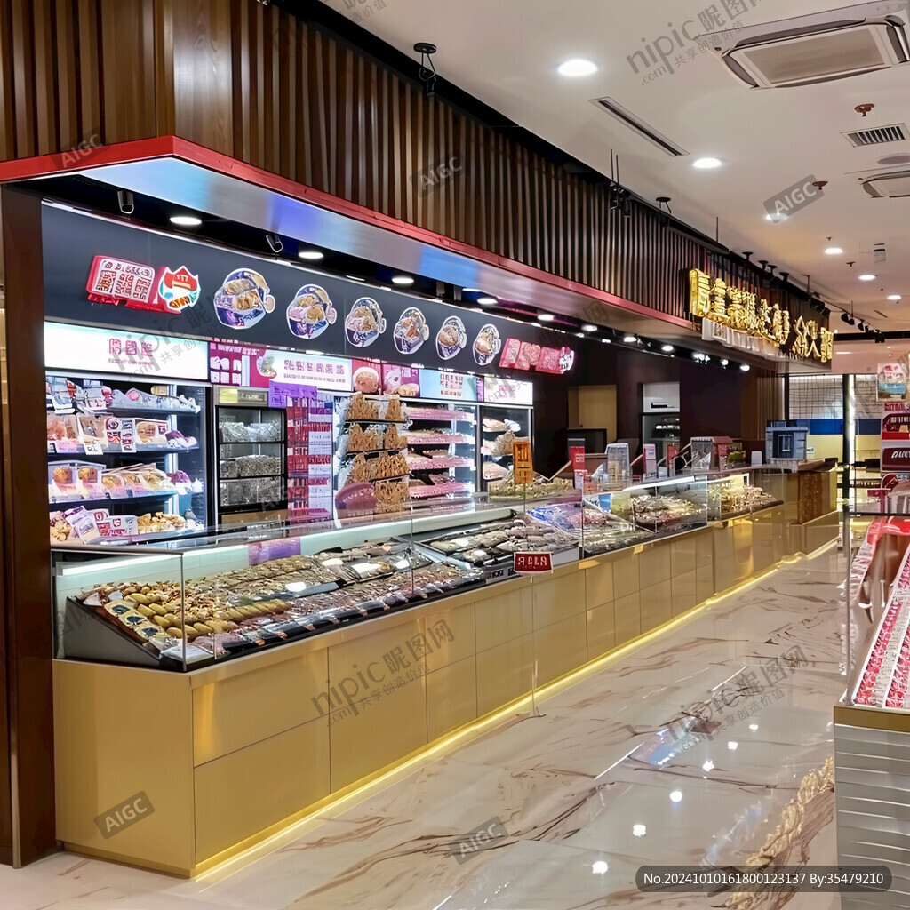 美食城展柜