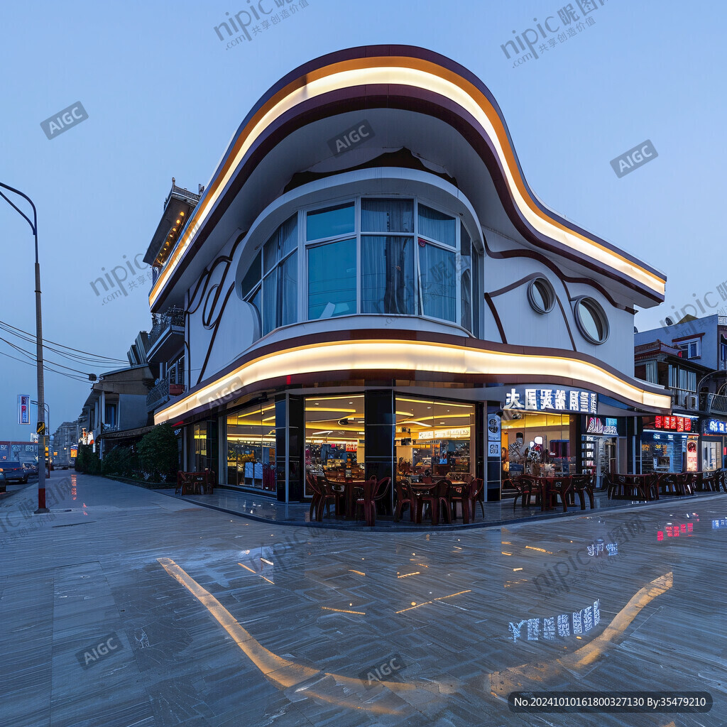 特色餐廳建筑外景