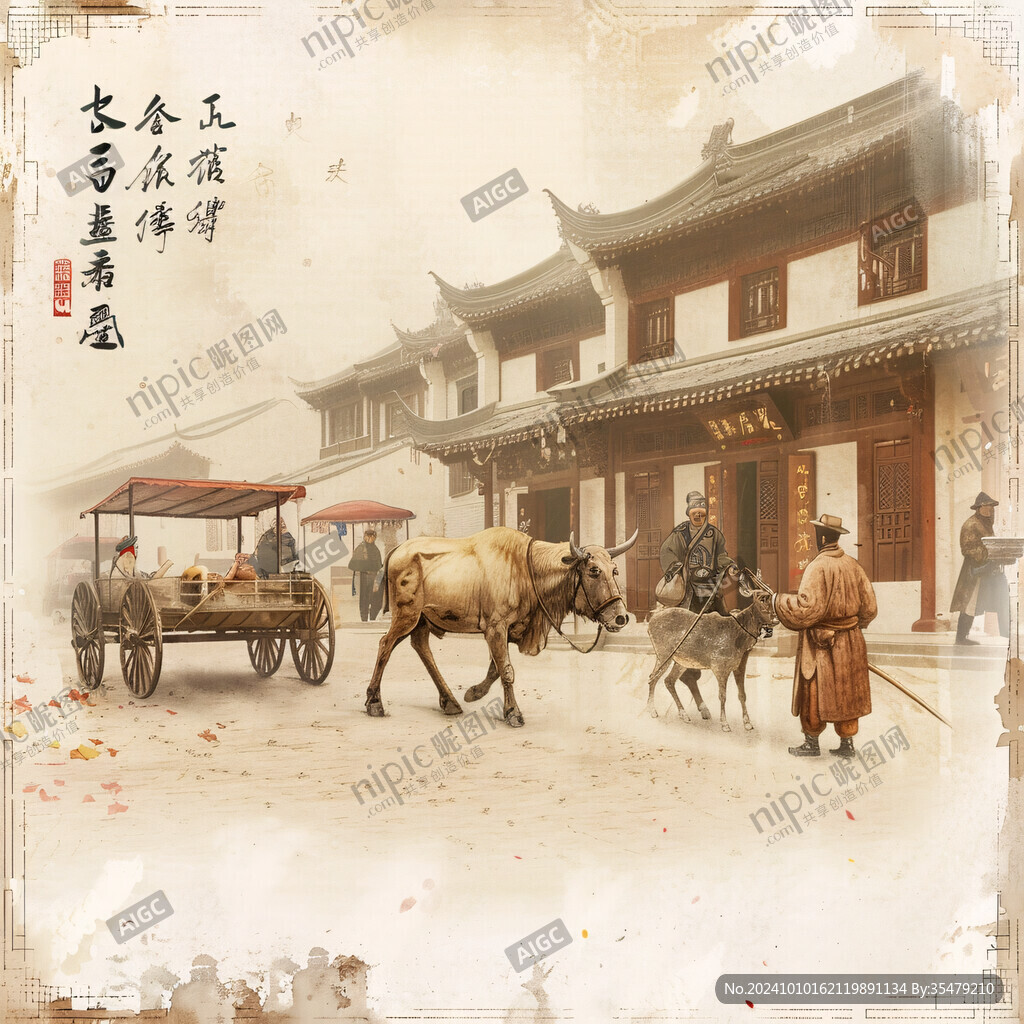 古代出游場景